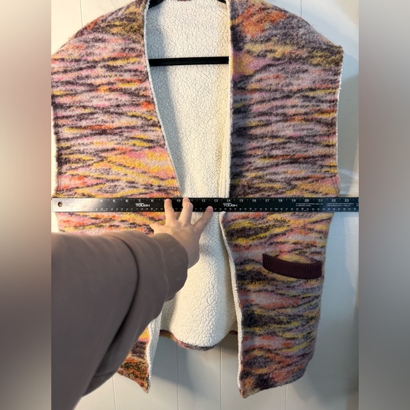 Free People Layer Up Oversized Wool Vest, Size S - Picture 11 of 11